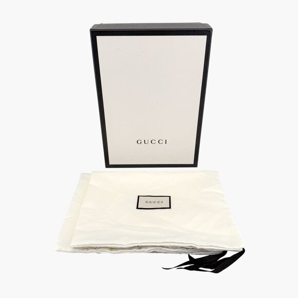 Gucci "New Ace" Black Leather High Top Sneakers Shoes Size 38.5 US 8.5 Women's - Picture 2 of 16